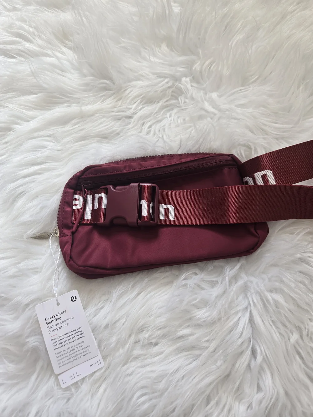 lululemon athletica Burgundy Everywhere Belt Bag 1L